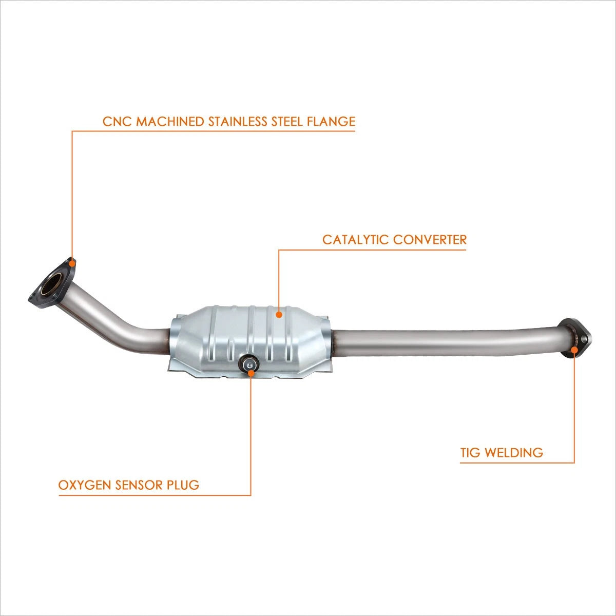 Right Side Exhaust Catalytic Converter for Toyota Sequoia 4.7L (2005–2007)