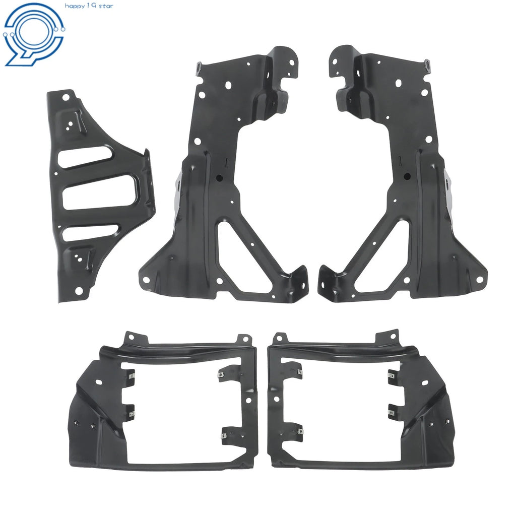 Front Bumper Support & Mount Bracket Set for Chevrolet Silverado 1500 (2016-2018)