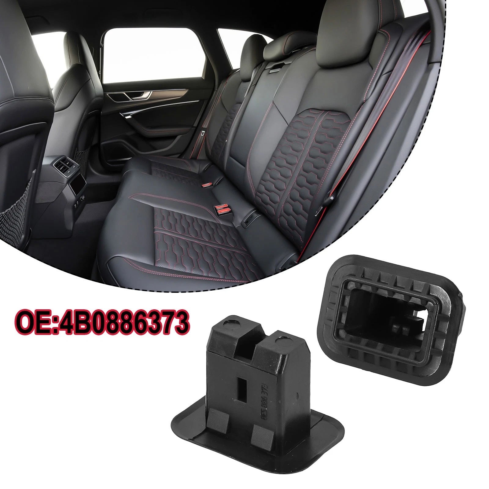 Fixing Clip for Audi A4 B8 (2008–2016) 4B088637301C Black Plastic