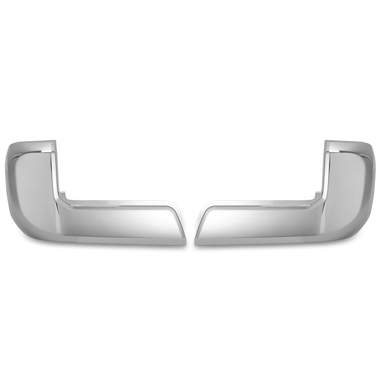 Set of 2 Bumper End Caps for Toyota Tacoma (2016–2023) Chrome