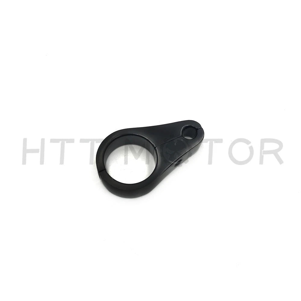 1" 25MM Black Brake Line Clutch Cable Handlebar Frame Clamp for UTV ATV Harley