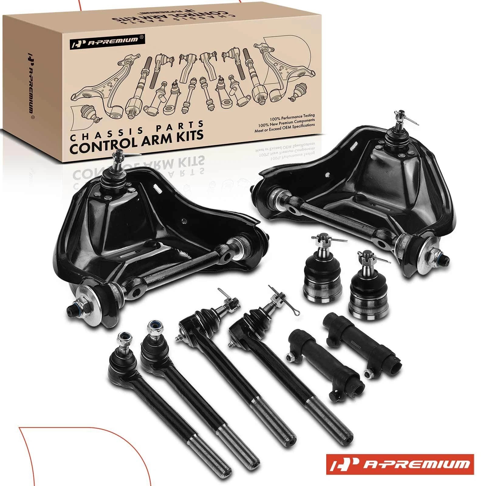 10x Control Arm with Ball Joint Tie Rod End for Chevy Blazer GMC Jimmy (1995–2005)