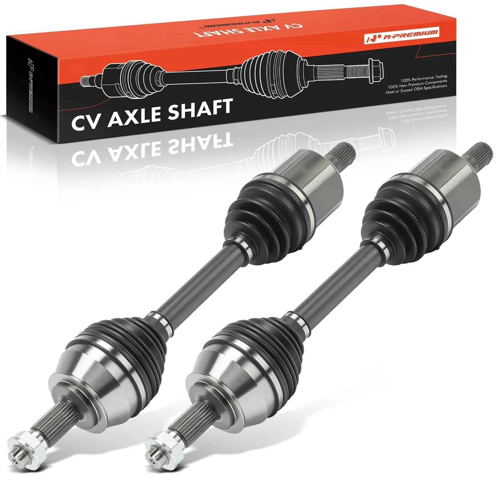 2X Front CV Axle Assembly for Jeep Compass (2018–2021)