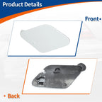 Front Right Tow Hook Cover for BMW 535i 550i GT (2010–2017) No. 51117248065 White