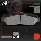Front Drilled Rotors & Ceramic Brake Pads for Honda Accord (2003–2011)