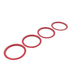 A/C Vent Ring Inner Trim Covers for Toyota Tacoma (2016–2022) Red
