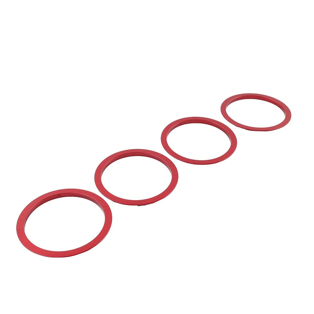A/C Vent Ring Inner Trim Covers for Toyota Tacoma (2016–2022) Red