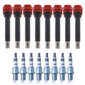 Set of 8 Ignition Coils & Spark Plugs for Audi A6 Quattro Q7 S5 R8 (2005–2021)
