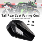 Racing Tail Rear Seat Fairing Cowl for Kawasaki ZX6R (2019–2025) Black