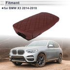 Center Console Cover for BMW X3 (2014–2018) Wine Red