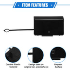 Tow Hook Eye Hole Cap for Mercedes-Benz E550 (2010–2013) Black