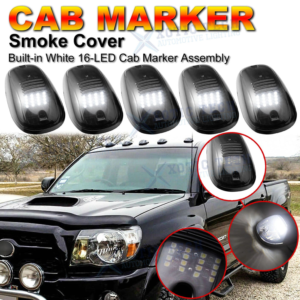 Smoked Lens Rooftop Cab Running Light LED 6000K for Dodge Ram (2010-2024)