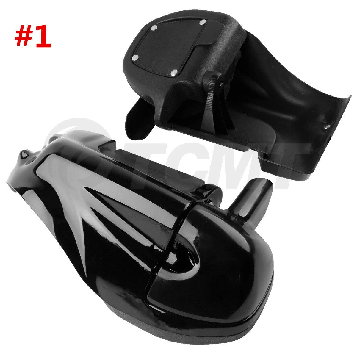 6.5" Speaker Box Pods for Harley Touring Models (1989–2013)