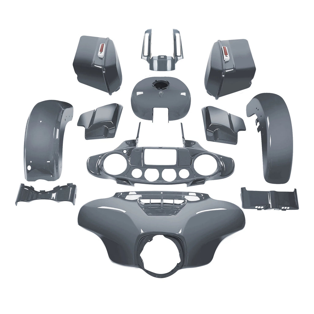 Fairings Bodywork Kit for Harley Touring CVO Street Glide (2014–2024) Gunship Gray