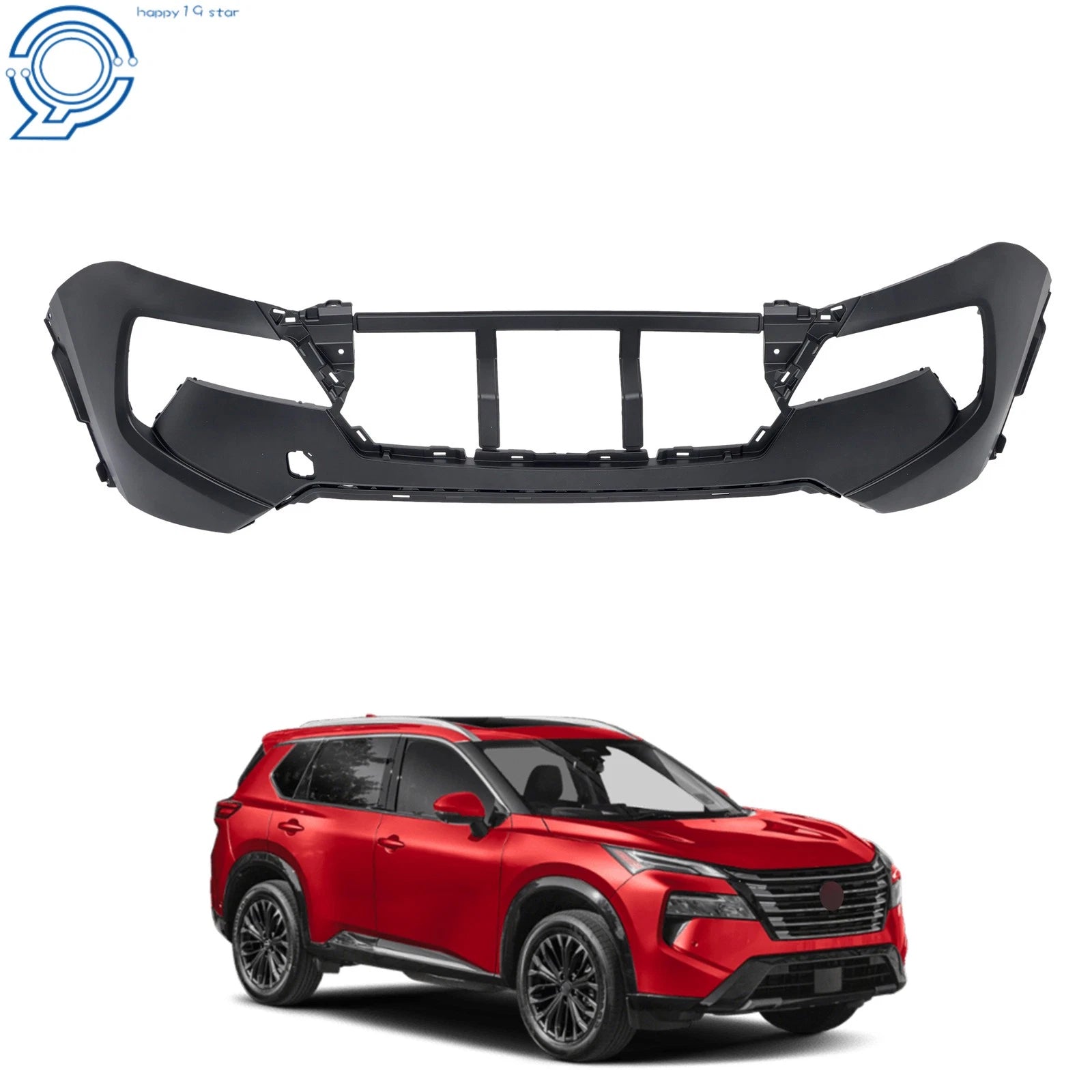 Front Bumper Cover for Nissan Rogue (2024) w/o Tow Hook Hole