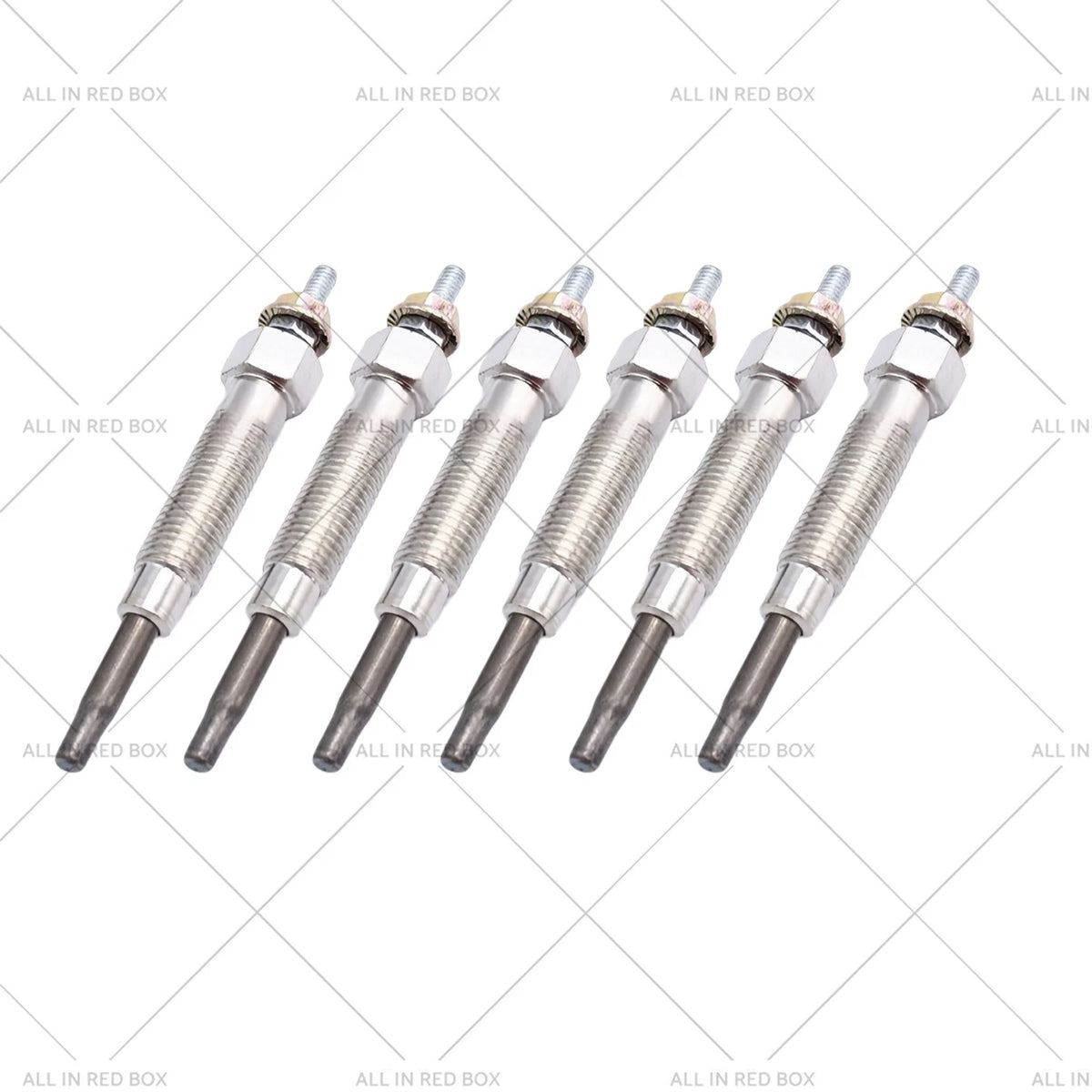 6X Glow Plugs for Mitsubishi Triton MK L200 K77T (1996–2006) 2.8L 4M40