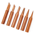 6pc Lead-Soldering Iron Tips 900M-T for 936 937 938 969 8586 852D