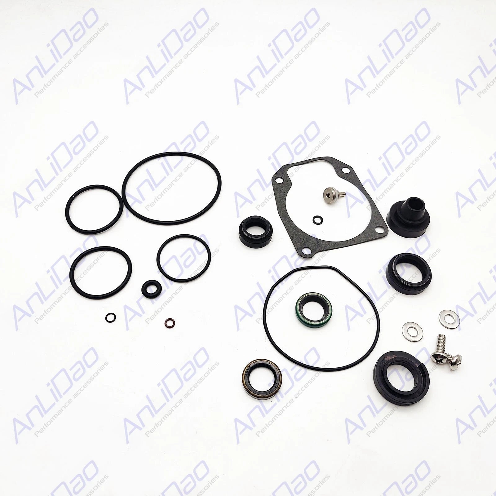 Lower Unit Gearcase Seal Kit for Johnson Evinrude 25 40 48 50HP (N/A) 0433550 433550