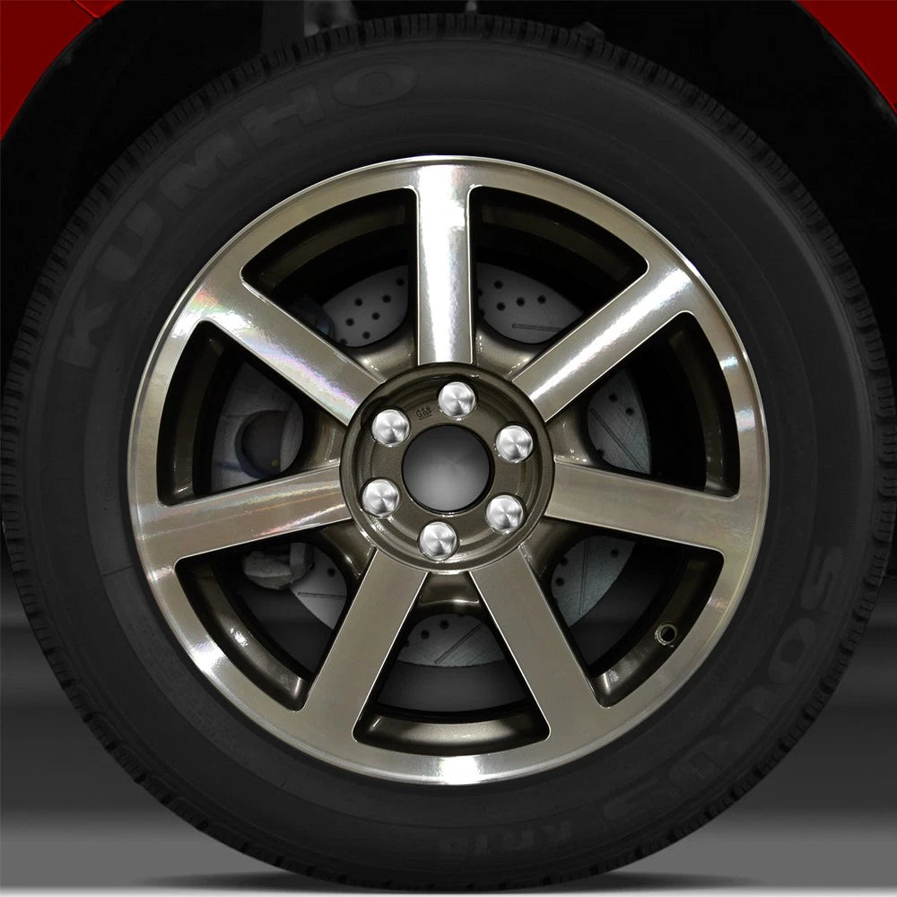 18x8 Wheel (Dark Brown Metallic Charcoal Machined Bright) for 04-05 Cadillac SRX