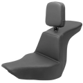 SADDLEMEN Tour Step-Up Seat for FLSB/FXLR (2018–2024) - Rider Backrest - Plain