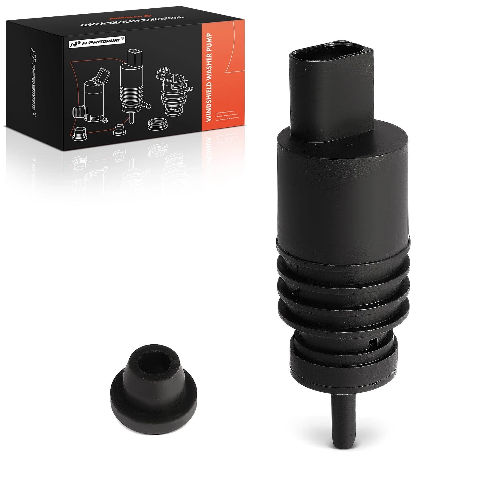 Windshield Washer Pump with Rubber Grommet for BMW 323Ci 323i 323is (2000–2006)