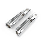 CNC Chrome Motor Foot Pegs Footrest for Harley Touring Sportster Dyna Softail