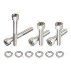 Handle Bar Steering Stem Mount Bolts Gaskets Kit for Yamaha Banshee 350 (1987–2006)