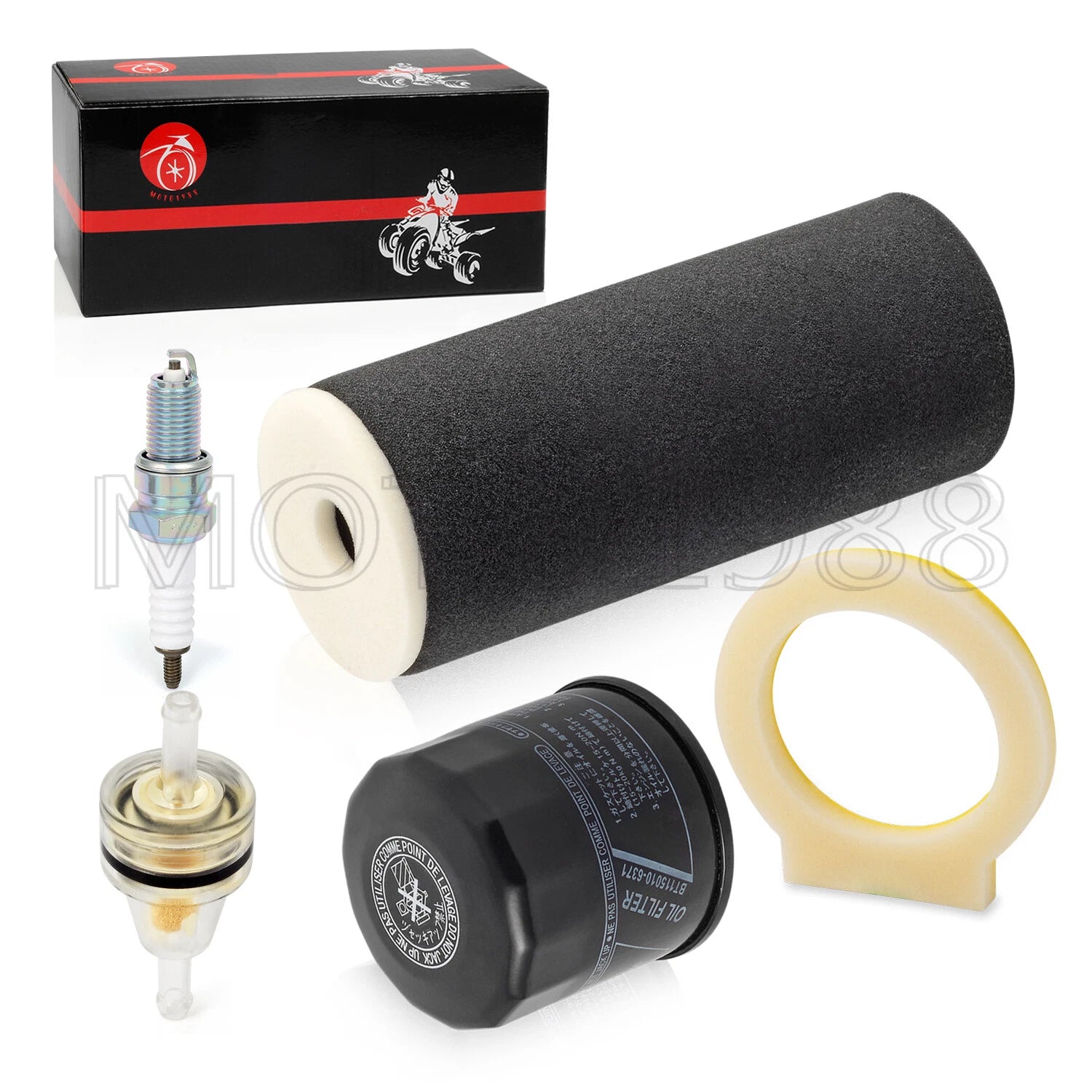 Air Filter Foam & Oil Filter for Yamaha Grizzly 660 (2002-2008)