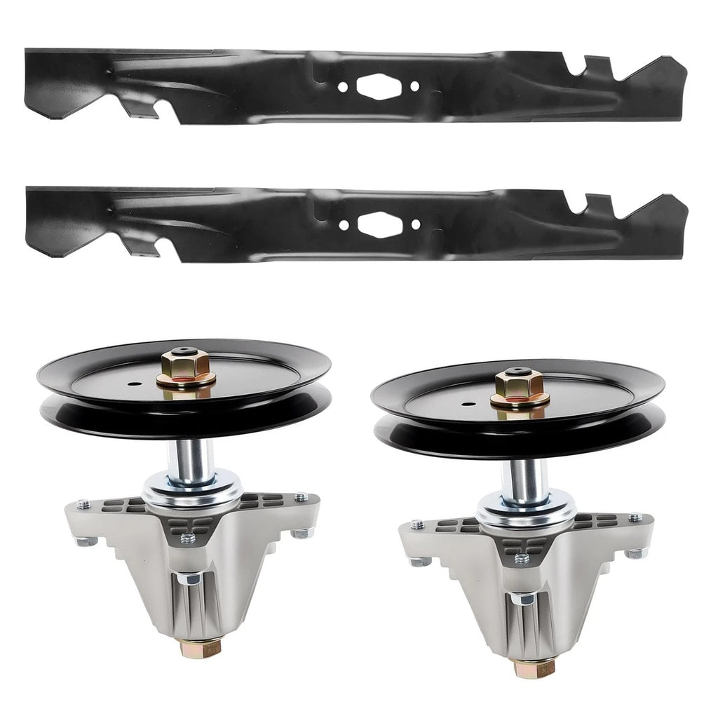 2X Mower Deck Spindle w/2 Blade for Cub Cadet Craftsman Z5400 Mustang Z46