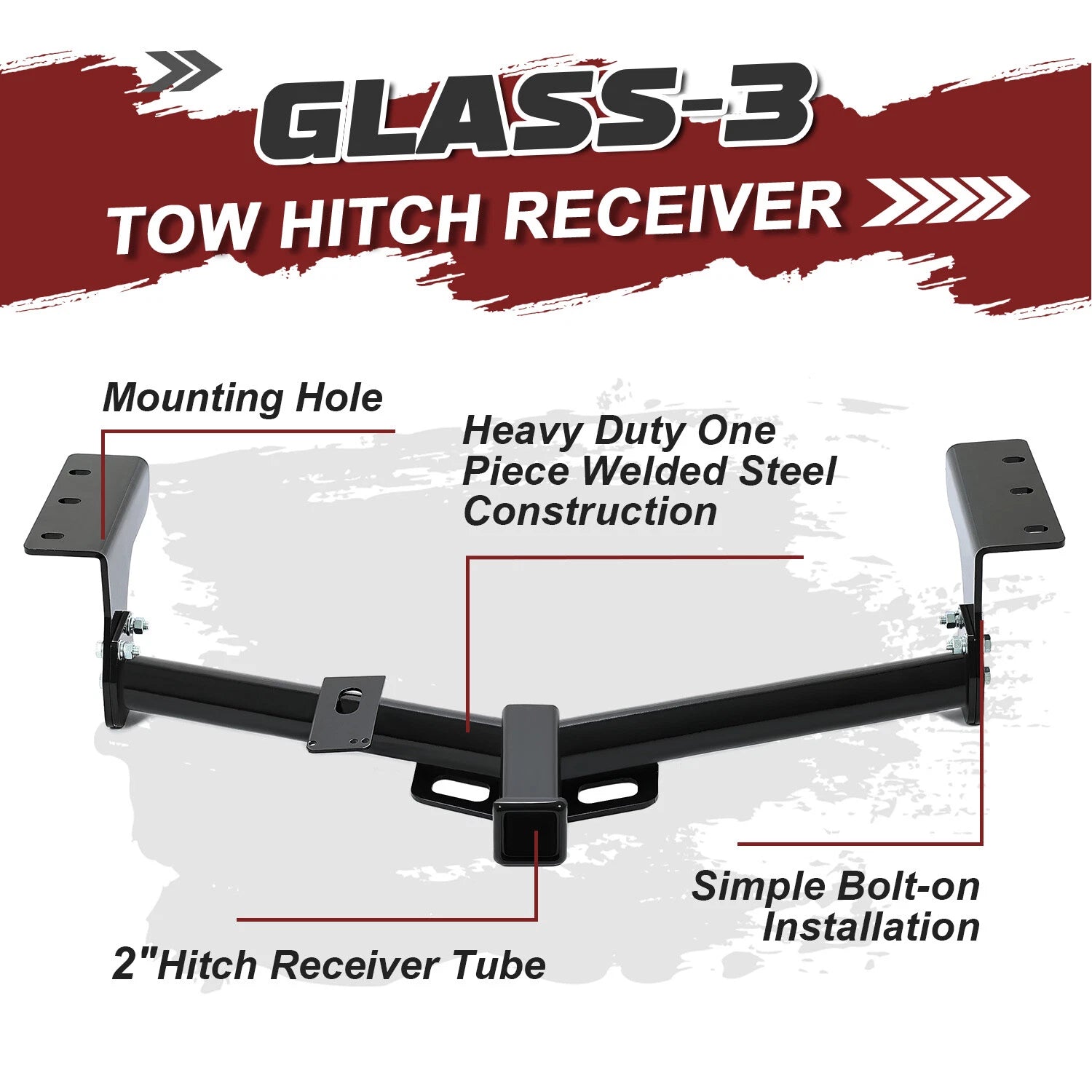 Class 3 Trailer Tow Hitch Receiver for Toyota RAV4 (2006–2018)