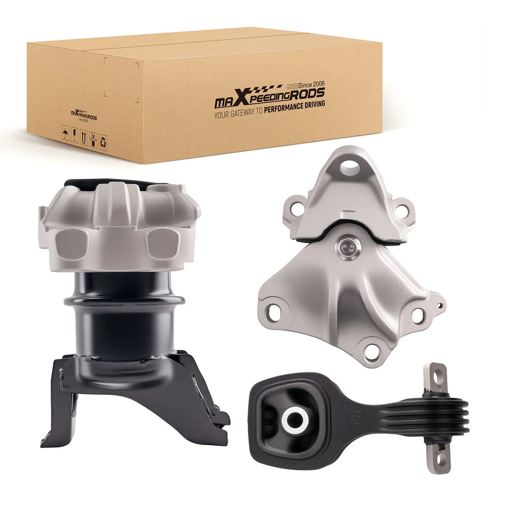 3X Engine Motor & Auto Transmission Mount for Honda Civic L4 1.8L (2012–2013)