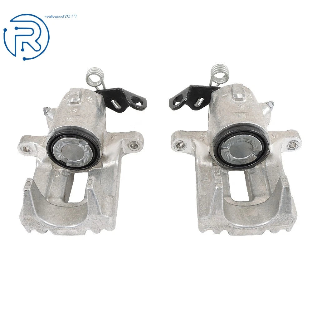 Set of 2 Rear Brake Calipers for Volkswagen Jetta (2001–2009) Audi (2000–2006)