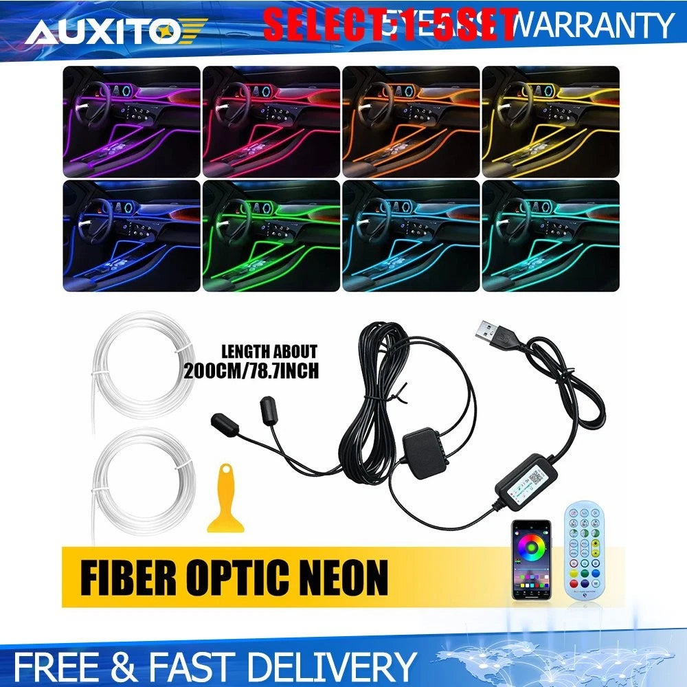 RGB Fiber Optic Interior Light for Toyota Camry (2020–2023) APP Remote Control