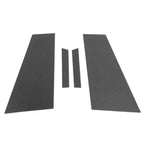 4pcs Window Trim Covers for Mercedes Benz CLS-Class Black Carbon Fiber