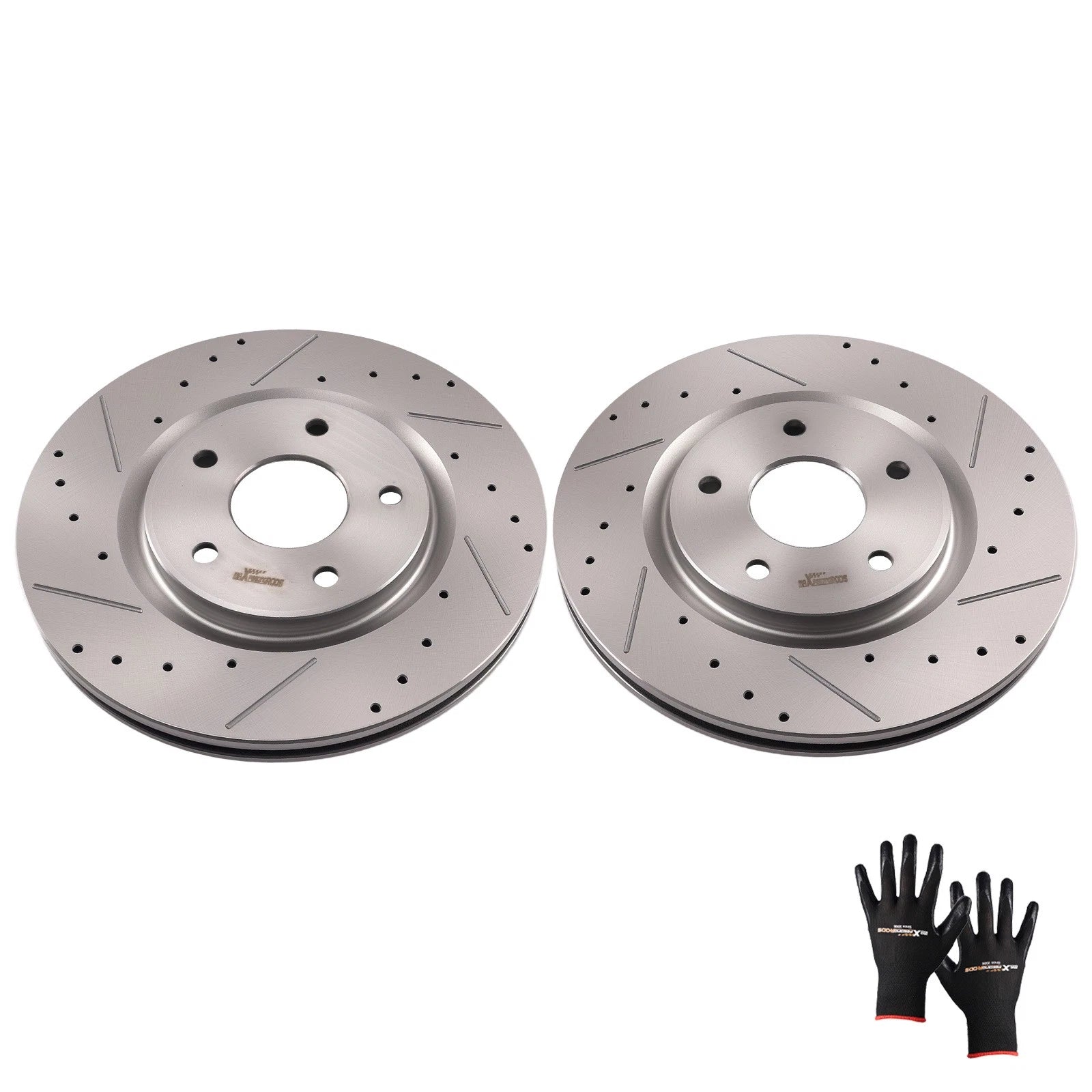 Set of 2 Front Brake Rotors for Chrysler Pacifica (2017–2021) Voyager (2020–2021)