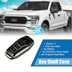 TPU Remote Key Fob Case Cover 5 Button for Ford Fusion F150 Mustang (2010–2023)