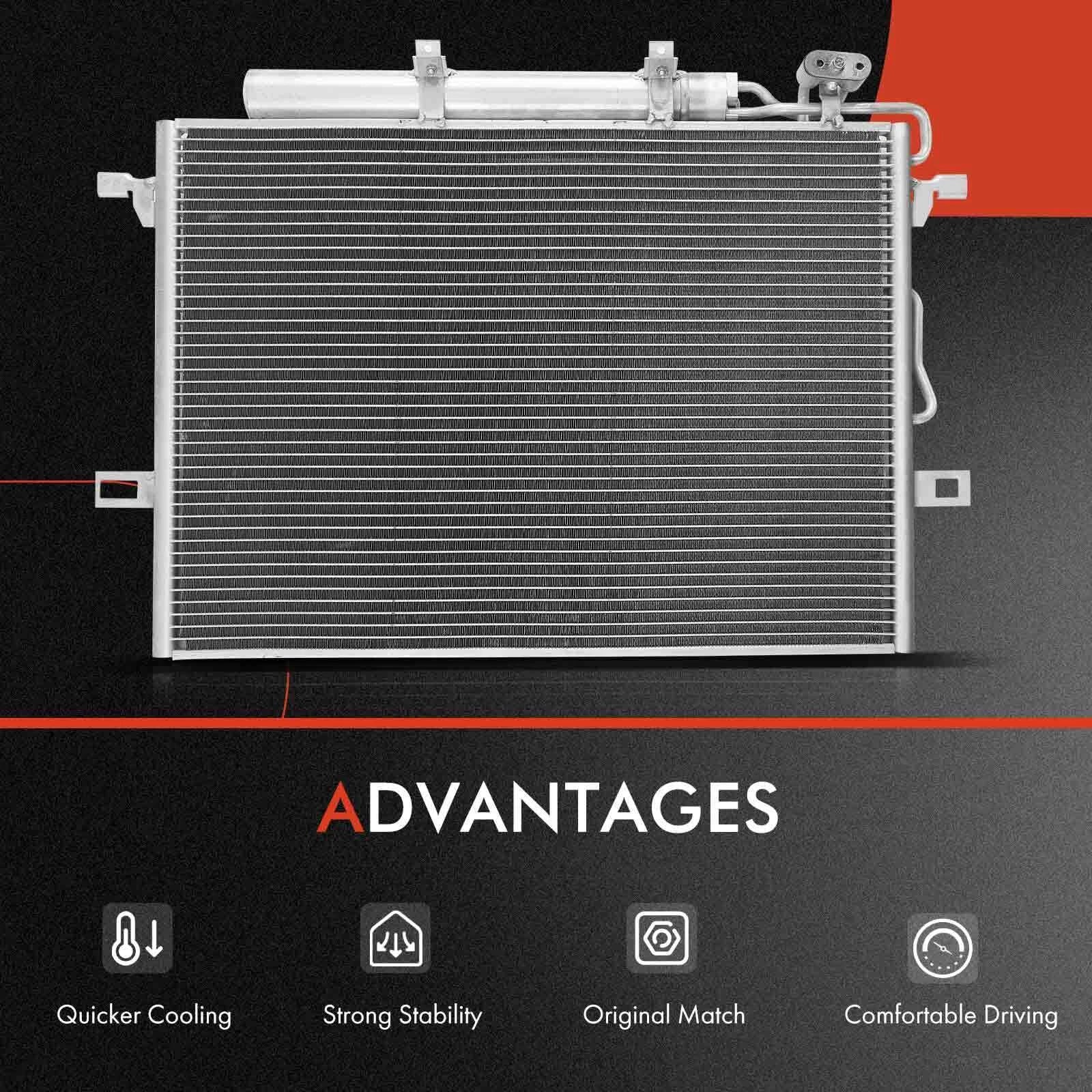 2X Radiator & AC Condenser Cooling Kit for Benz E320 E350 (2003-2009)