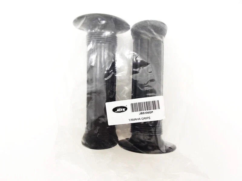Black Hand Grip Set for Suzuki PE250 (1977-1983) - Left & Right Pair