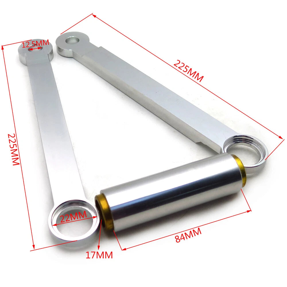 Silver Lowering Link for Suzuki GSX-R 600 750 1000 (2006–2010)