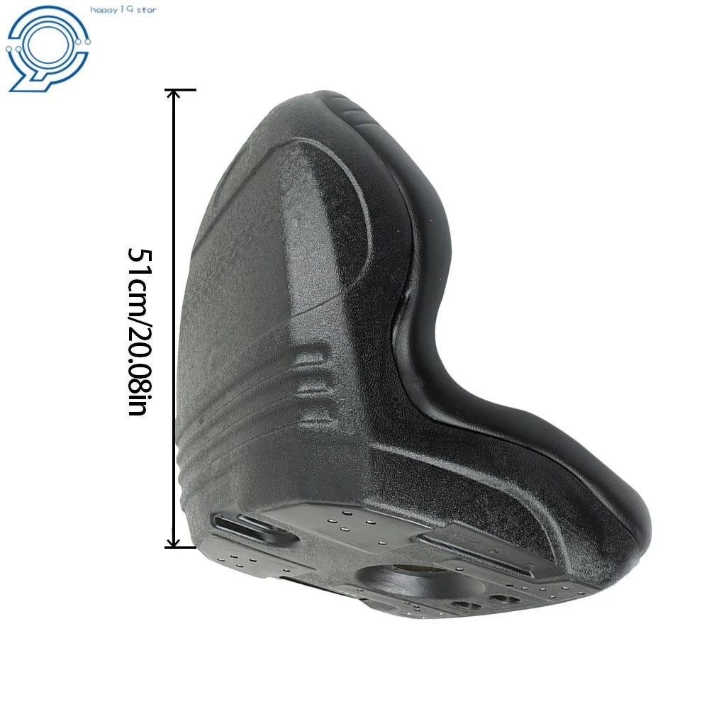 Black Bucket Seat for John Deere Skid Steer (240–332, 7775)