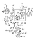 Front Seat Cover 20491079468P26 for Mercedes-Benz C250 (2012)