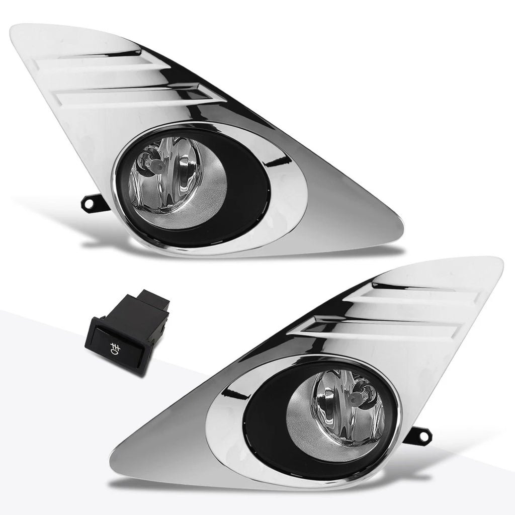 Set of 2 Clear Lens Front Bumper Fog Lights for Toyota Camry (2012–2014)