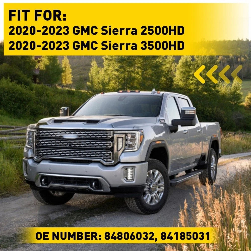 LED Smoked Front Rear Side Marker Lights for GMC Sierra 2500 3500HD (2020–2022)