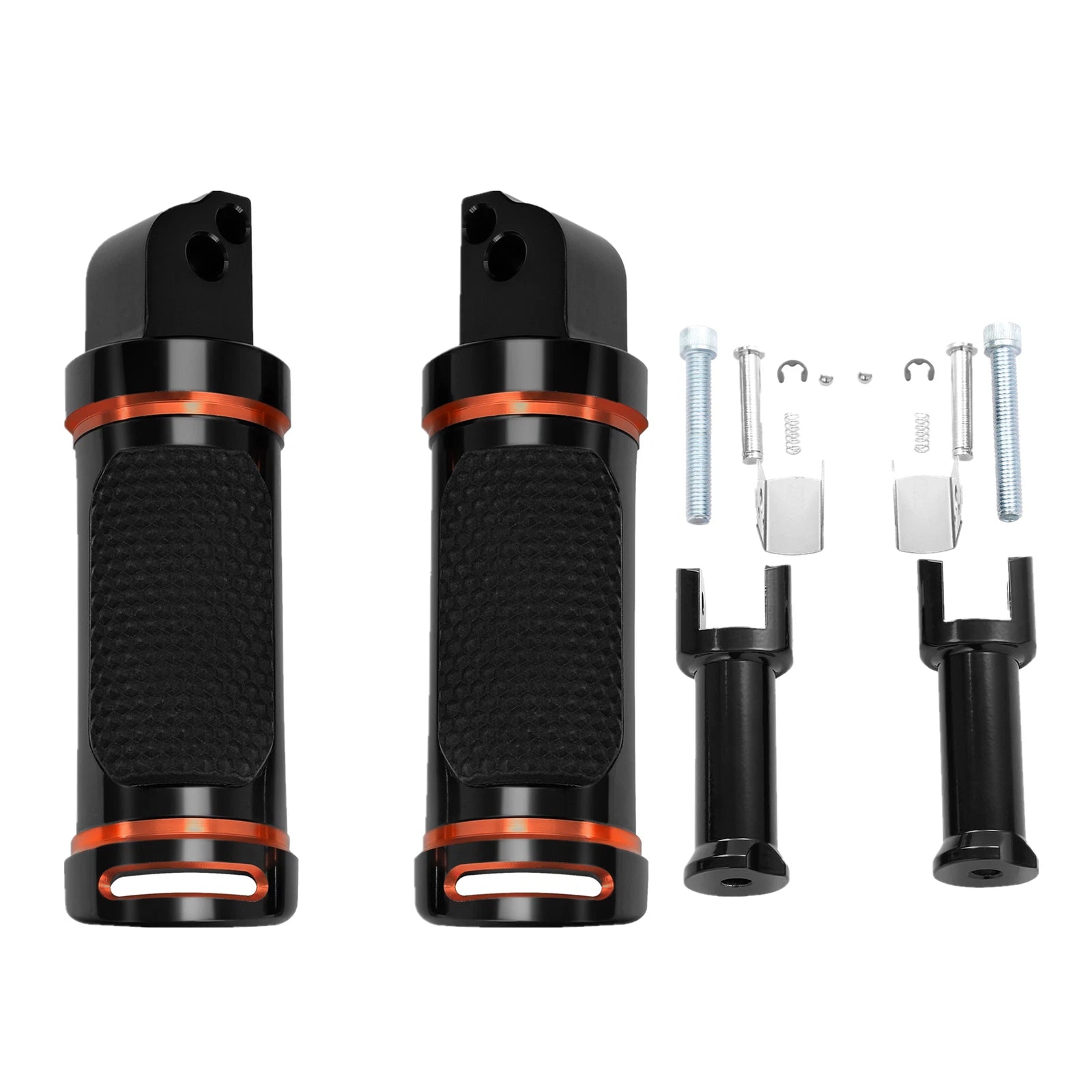 Passenger Footpegs with Bracket for Harley Softail Street Bob Low Rider (2018–2023)