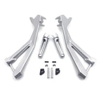 Silver Rear Passenger FootPeg Bracket for Ducati 848 (2008), 1098/S (2007-2008), 1098 (2010-2011)