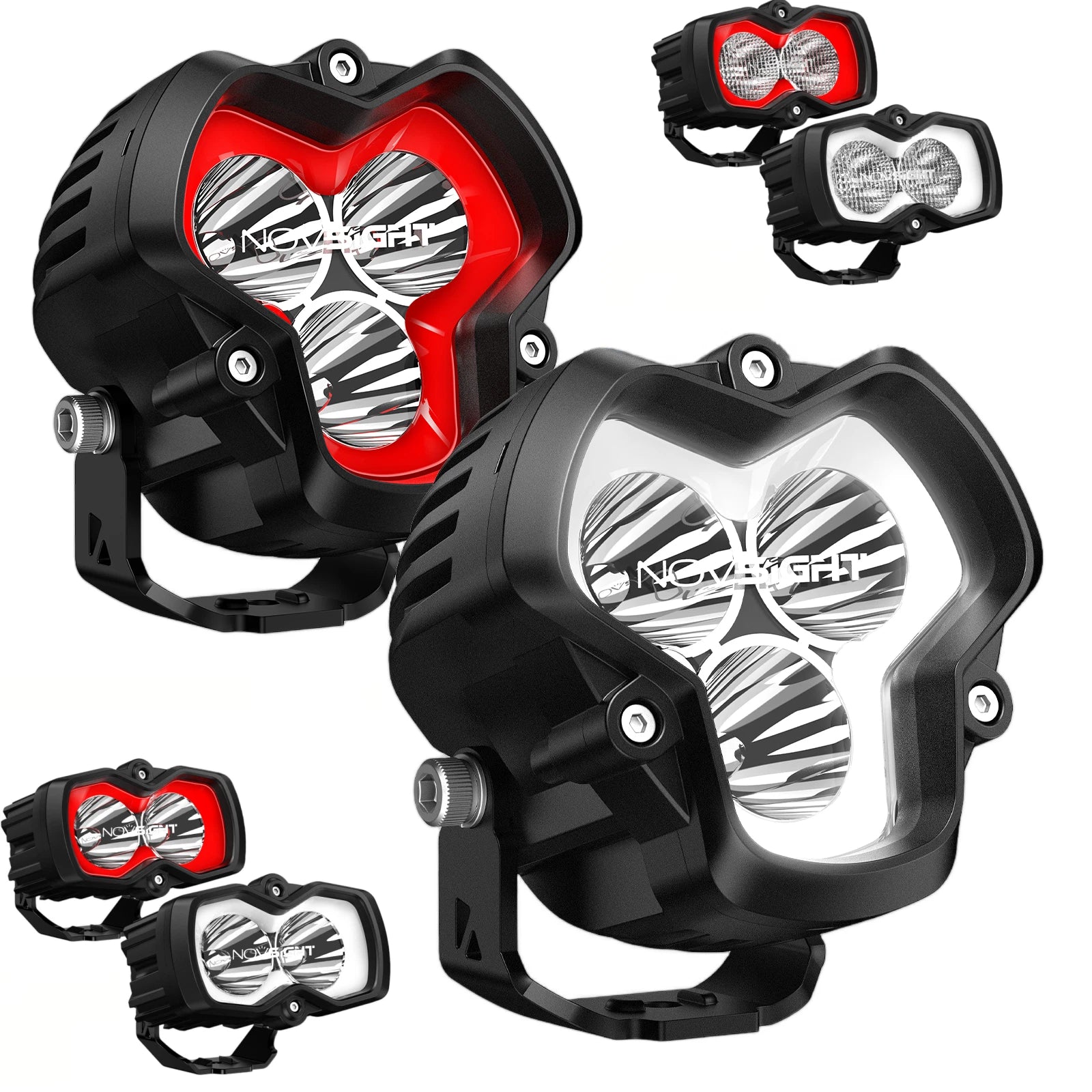 LED Pod Work Light for Jeep Truck (3-4.5", Spot Beam)