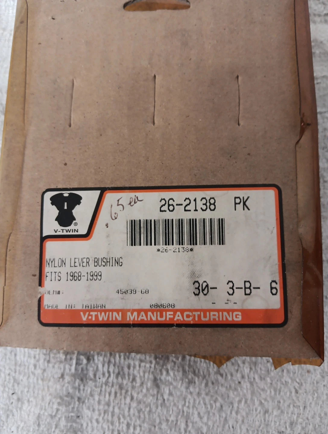 V Twin Lever Bushing for Harley Davidson (1990–1999) Pack#26-2138