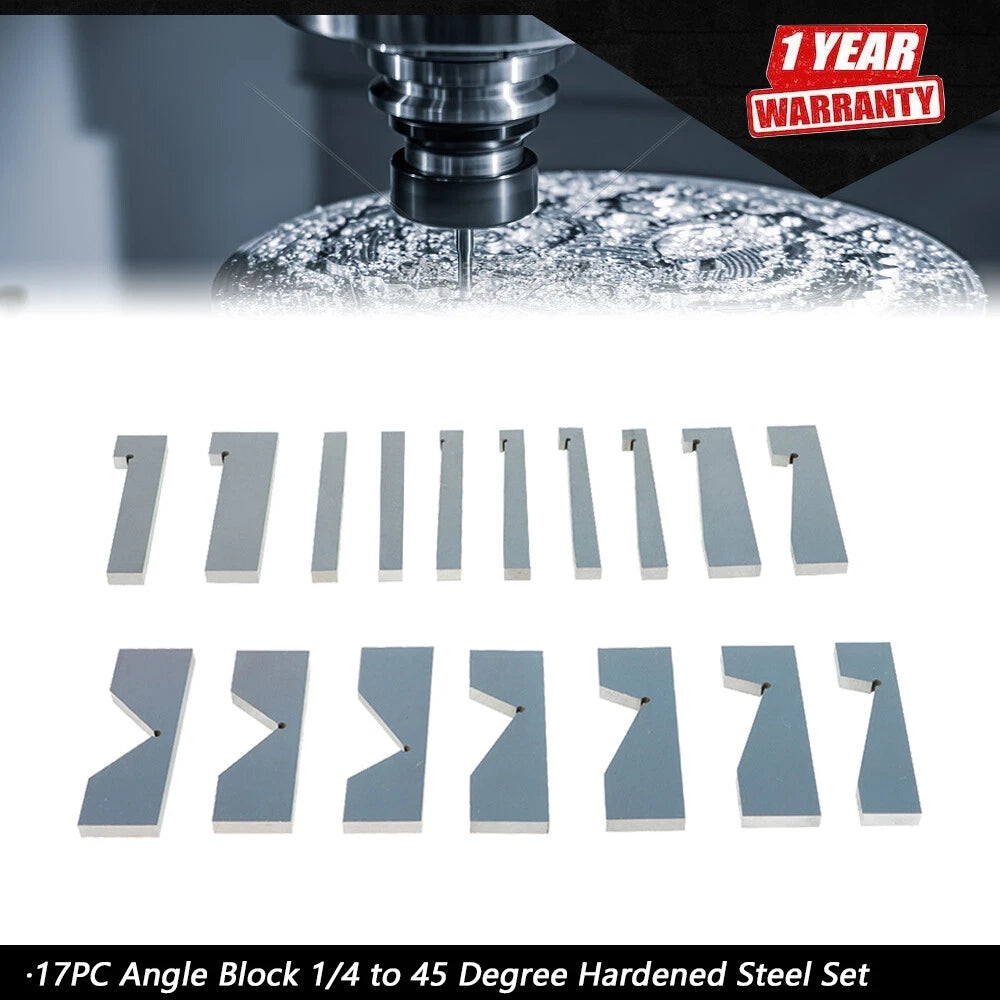 17 Pcs Precision Angle Block Set for Automotive Applications