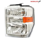 Headlight for Ford E150 E250 E350 (2008–2014) Clear Chrome Housing