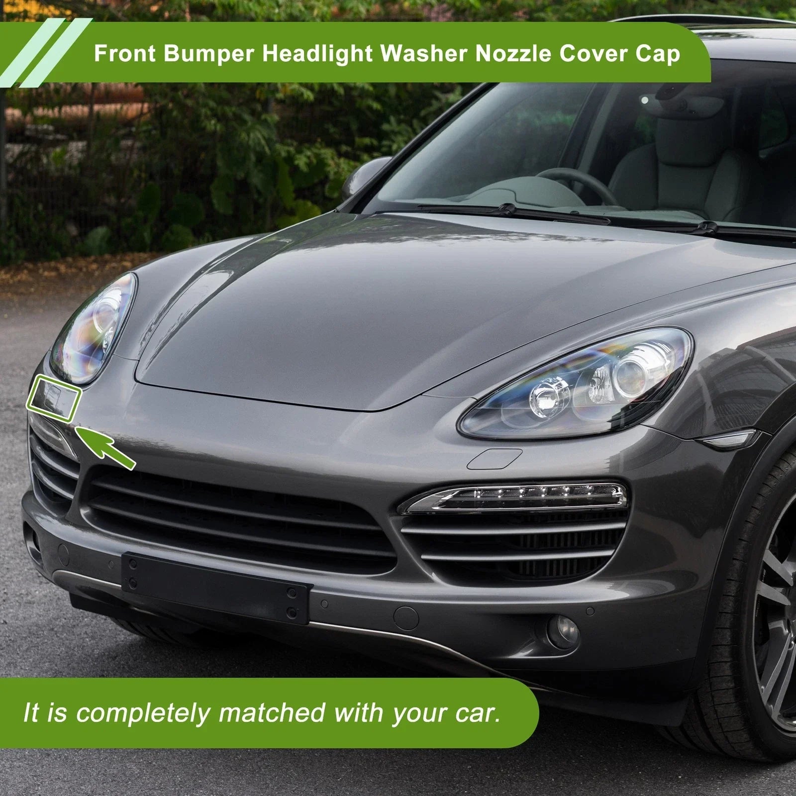 Washer Nozzle Cover for Porsche Cayenne 92A (2015-2017) - White